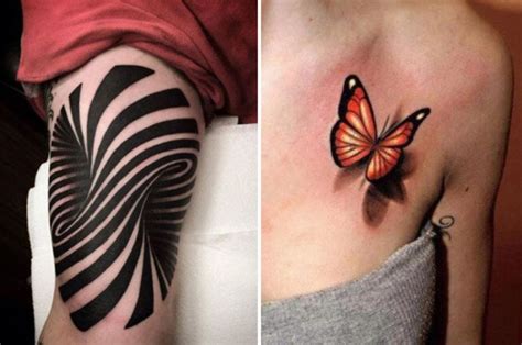 Optical illusion tattoos with amazing 3D designs that will blow your mind - Daily Star