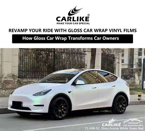 Revamp Your Ride: How Gloss Car Wrap Vinyl Transforms Car Owners' cars – CARLIKE WRAP