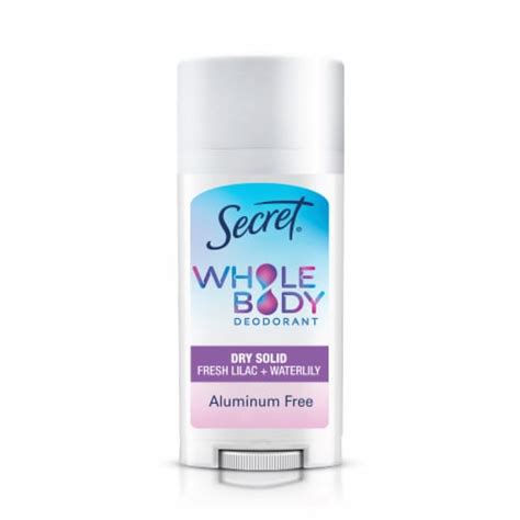 Secret Whole Body for Women Deodorant Aluminum Free with notes of Fresh ...