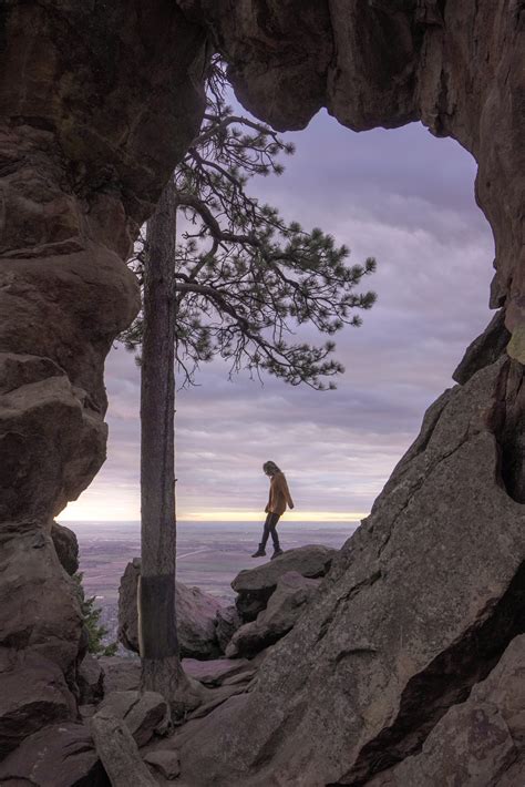 Royal Arch, sunrise : r/boulder