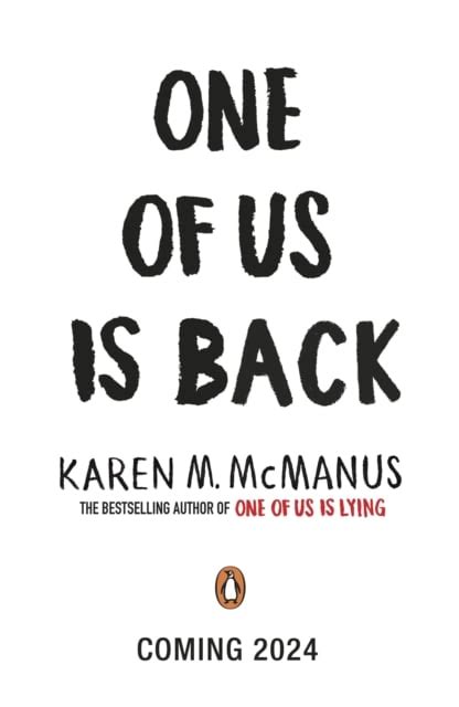 One of Us is Back by Karen M. McManus | Shakespeare & Company