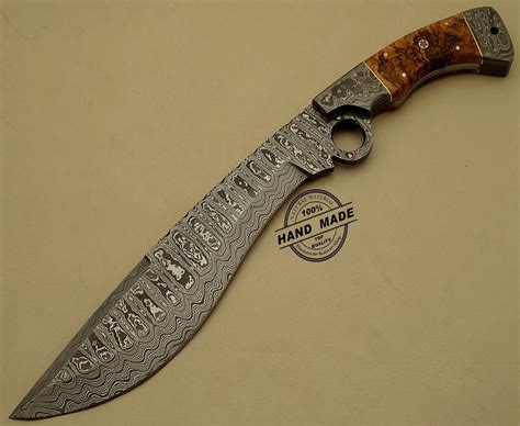 Professional Damascus Finger Knife Custom Handmade Damascus Steel