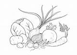 Vegetable Soup Coloring Pages sketch template