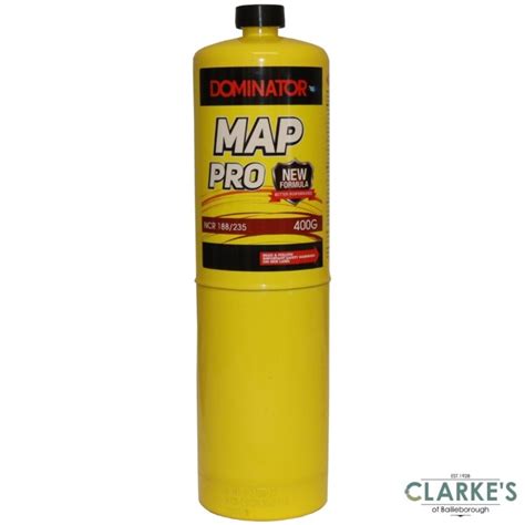 Map Pro Propylene Gas Cylinder Yellow 400g - Clarkes Bailieborough