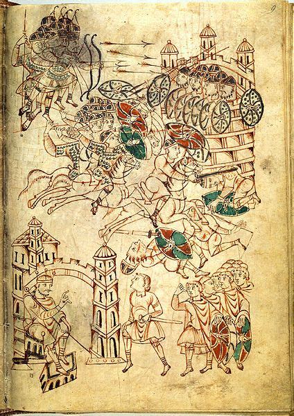 The Maccabees vs. the troops of Antiochus IV. 12th c Source unknown ...