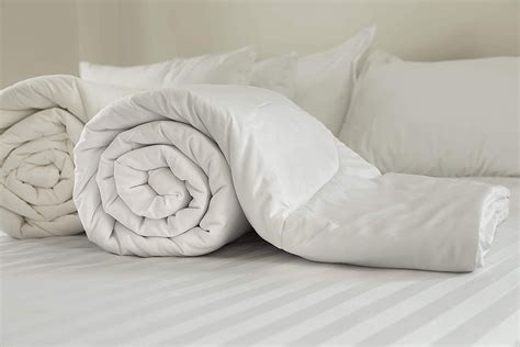 Lightweight 100% Organic Cotton Fill Duvet insert 400GSM Fill Weight ...