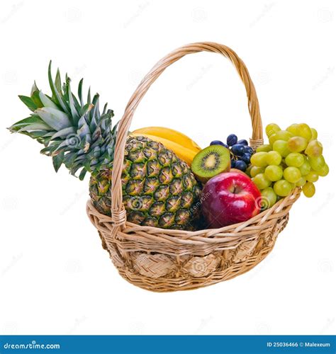 Colorful fruits in basket stock photo. Image of group - 25036466