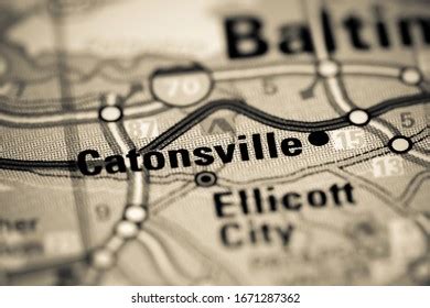 11 Catonsville Maryland Map Stock Photos, Images & Photography ...