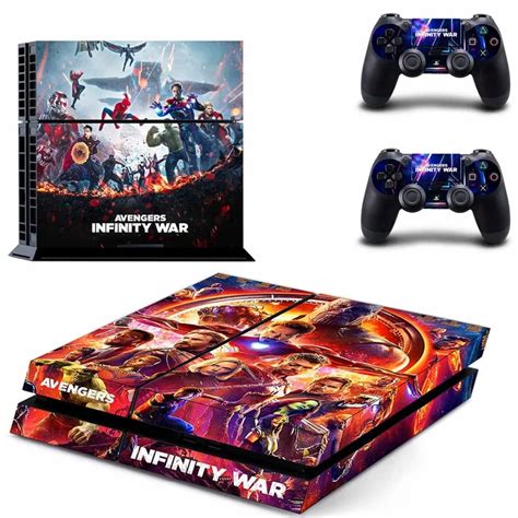 Avengers: Infinity War PS4 Skin Sticker for Sony PS4 PlayStation 4 and ...