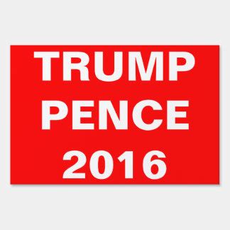 Trump Pence Yard & Lawn Signs | Zazzle