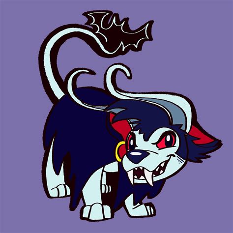 Drawing Halloween Neopets all October! Day 22 is a Gelert : r/neopets