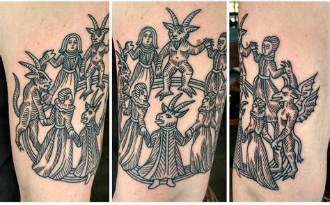 A Witches Sabbath by Sarah Crosley at Oddball Tattoo in Portland, Oregon : r/tattoos