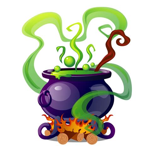 Halloween Cauldron Drawing ~ Kochkessel Stock-illustration | Bodaswasuas