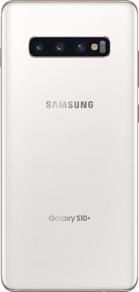 Best Buy: Samsung Galaxy S10+ with 1TB Memory Cell Phone (Unlocked) Ceramic White SM-G975UCWFXAA