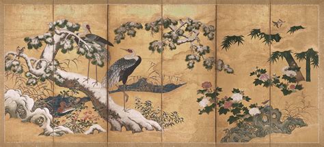 Kano School: Birds and Flowers of the Four Seasons (1987.342.1,2) | Heilbrunn Timeline of Art ...