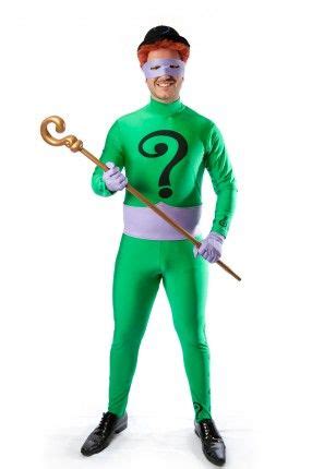 Original 60's The riddler costume - | Riddler costume, Costumes, Red wigs