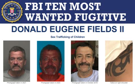 Donald Eugene Fields II Added to FBI’s Ten Most Wanted Fugitives List — FBI