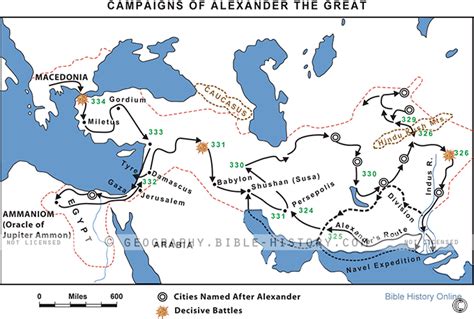 Tracing the Footsteps of Alexander: Map of His Epic Campaigns | Kids Maps