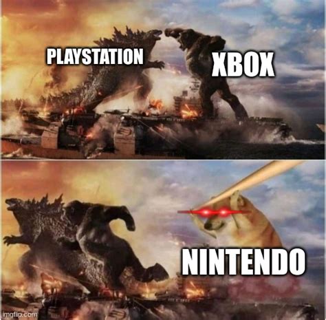 playstation vs xbox vs nintendo - Imgflip