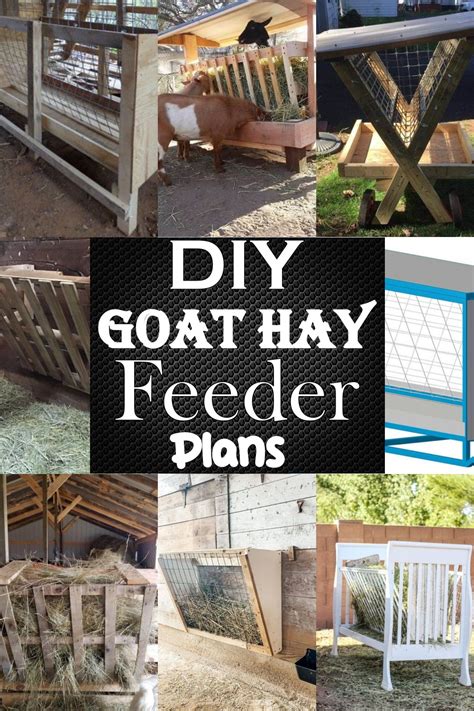 20 DIY Goat Hay Feeder Plans - DIYnCrafty