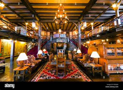 USA, New Mexico, Route 66, Gallup, El Rancho Hotel Stock Photo - Alamy