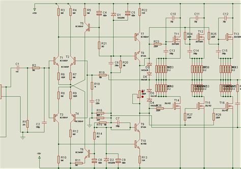 High Power Transistor Amplifier Circuit Diagram » Wiring Diagram