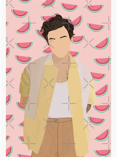 "Harry Styles Watermelon Sugar " Sticker for Sale by juliiaaaxoxo | Redbubble