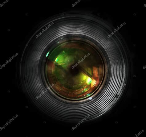 Camera lens front view | DSLR camera lens, front view — Stock Photo © Photocreo #36826911