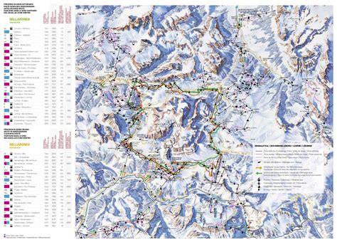 Sella Ronda Ski Trail Map Free Download