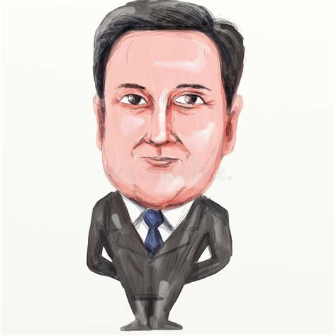 David Cameron British Prime Minister Cartoon Imagem Editorial - Ilustração de william ...