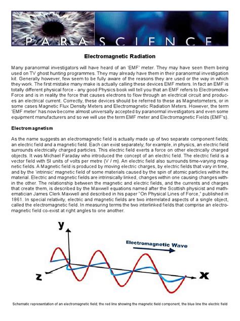 The EMF Meter | PDF | Electric Field | Electromagnetic Field