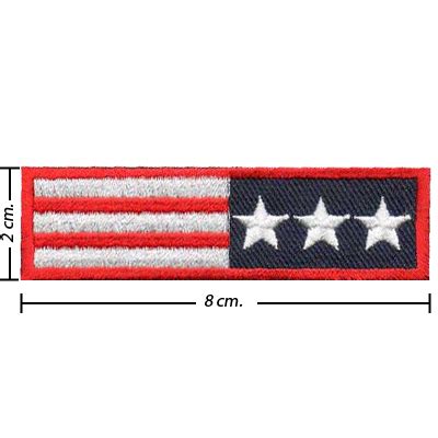 US Army Flag Sergeant Embroidered Sew On Patch