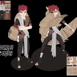 Just a Stand Ready animation of the Shukaku-Gaara Form. | HIVE