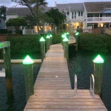 Benfive Lighting - LED Dock Piling Lights, Outdoor Lighting | Dock lighting, Deck lighting ...