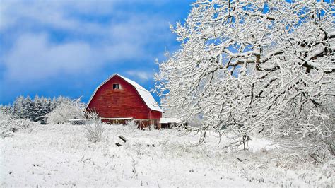 Cottage in the snow wallpaper - World wallpapers - #16111