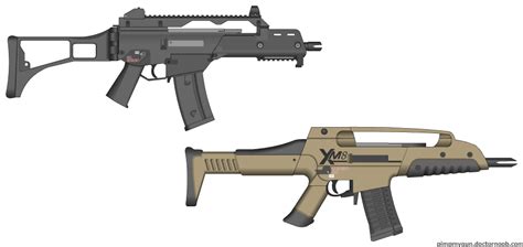 G36 and XM8 by mxtxm on DeviantArt