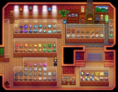 Aesthetically Pleasing Completed Museum Stardew Valley | Layout de fazenda, Decoração de fazenda ...