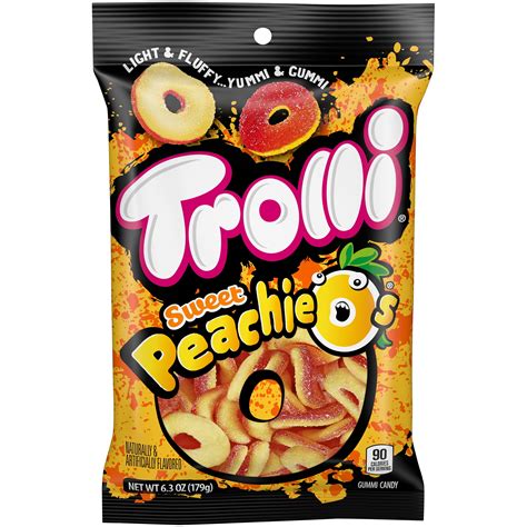 Trolli Peachie-O's Gummy Candy 6.3oz - Walmart.com