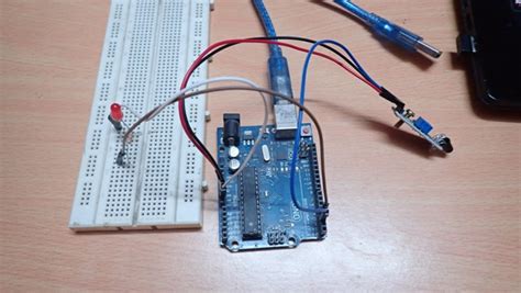 Arduino and IR LED based Proximity Sensor