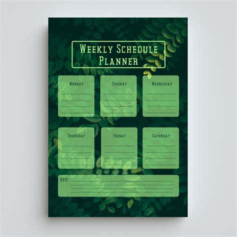 Weekly Schedule Planner Planner Tracker Planning Cale - vrogue.co