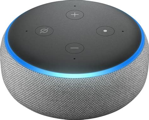 Amazon - Echo Dot (3rd Gen) - Smart Speaker with Alexa- Charcoal ...