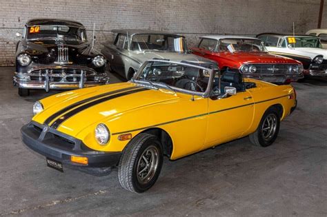 1978 Mg Mgb Roadster 79176 Miles Rally Yellow With Black Rally Stripes ...