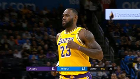 Los Angeles Lakers vs OKC Thunder - 1st Qtr Highlights | November 22 ...