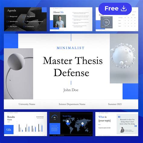 Master thesis defense presentation template free download ppt - arenavsa