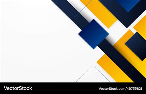 Abstract blue yellow and white background Vector Image