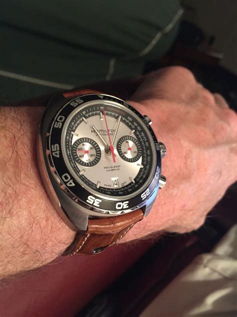 SOLD! FS: Hamilton Pan Europ Chronograph (Silver Dial) .... | WatchUSeek Watch Forums