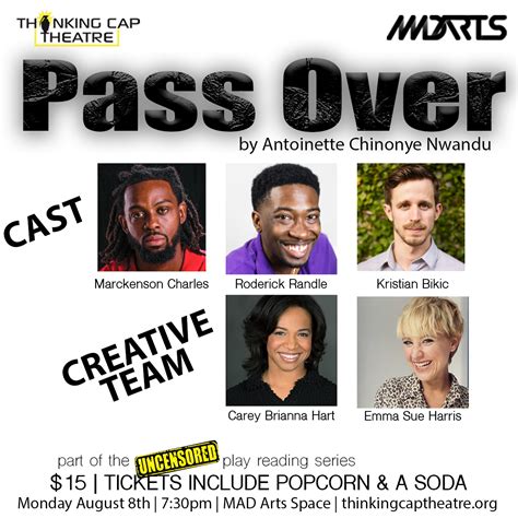 PASS OVER | Play Reading – Thinking Cap Theatre