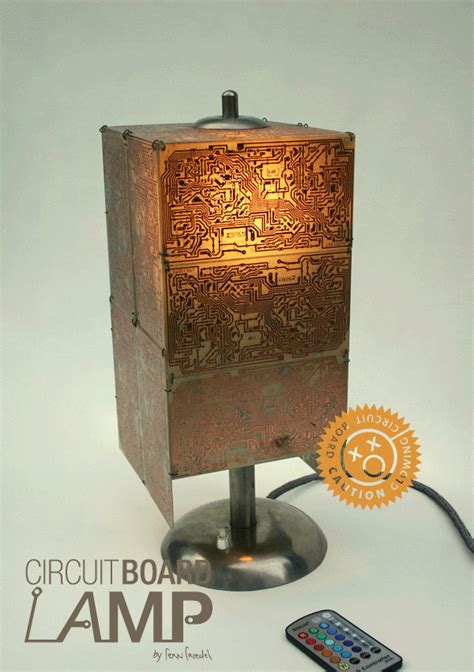 Circuit Board Lamp on Behance