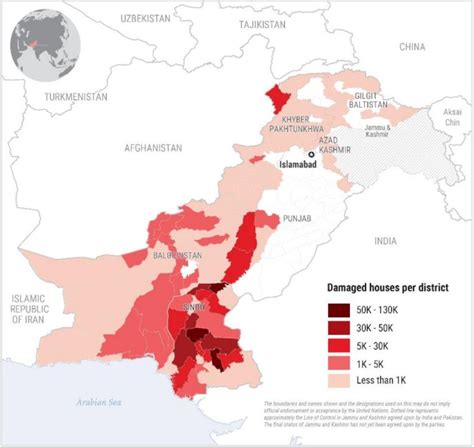 Pakistan floods map: Where flooding has hit, latest weather forecast ...