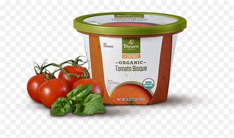 Panera Organic Tomato Bisque - Panera Tomato Basil Soup Png,Tomatoe Png ...